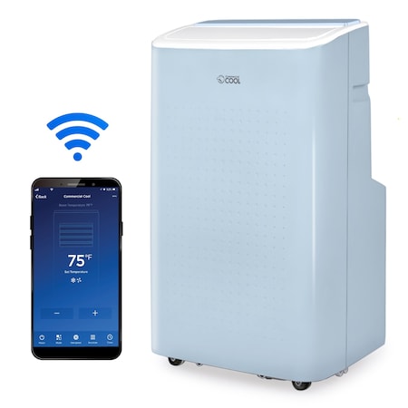 Commercial Cool 9,000 BTU Portable Air Conditioner with Remote and WiFi Control CCP6JB